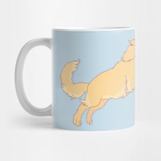 Jumping Golden Retriever! Mug